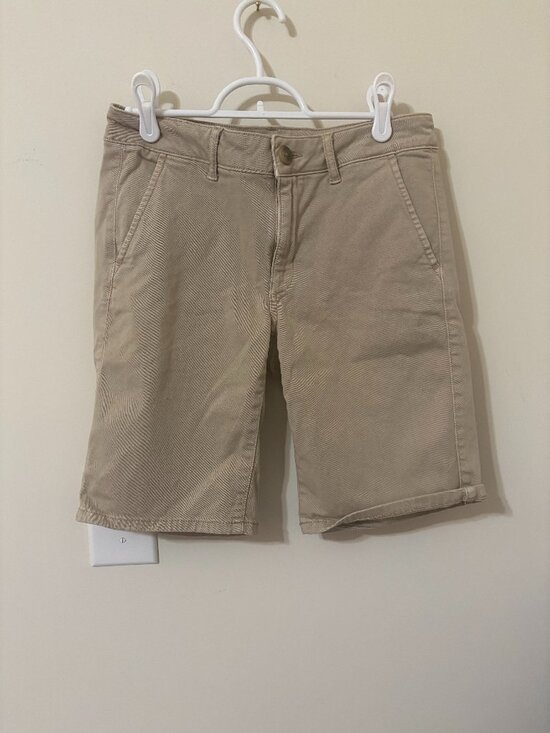 American Eagle Outfitters Pants - American Eagle Tan Jean Shorts Size 6